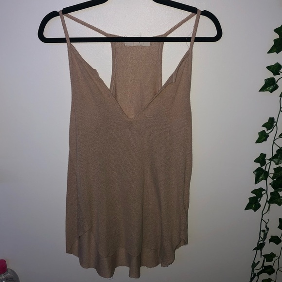 Women’s Urban Outfitters Tan Tank Top Medium - Picture 14 of 16